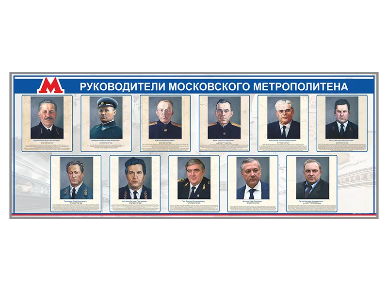 Стенд Зарница руководители Московского метрополитена