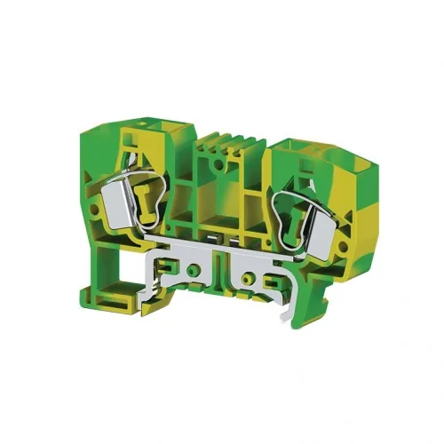 Клеммник пружинный 10 мм.кв. земля KLEMSAN YBK10T 336250