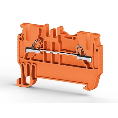 Клеммник пружинный быстрозажимной Push in, 1,5 мм.кв. оранжевый KLEMSAN PYK 1,5M 307017