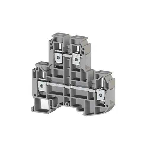 Винтовой клеммник 2-х ярусный 10 мм.кв. серый KLEMSAN PIK10N 319909