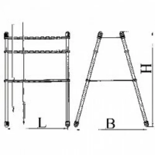 Подставка для пипеток (вертикальная) Химлаборприбор ГФ 6.150.151