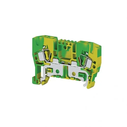 Клеммник пружинный 4 мм.кв. земля KLEMSAN YBK4T 336230