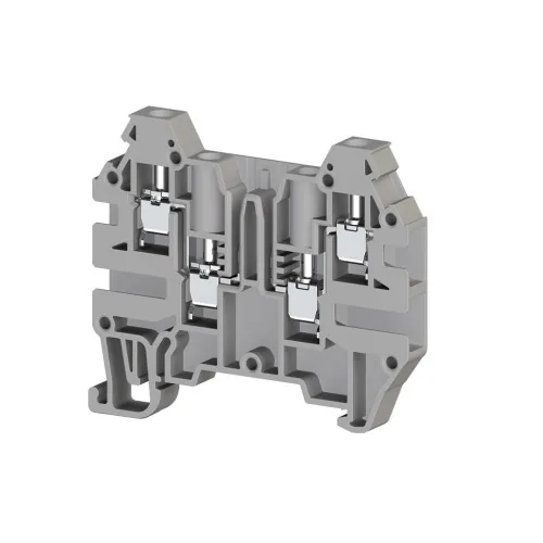 Клемма 4-х выв., с зоной размыкания, 2,5 мм.кв. серый KLEMSAN AVK 2.5 CF 324919