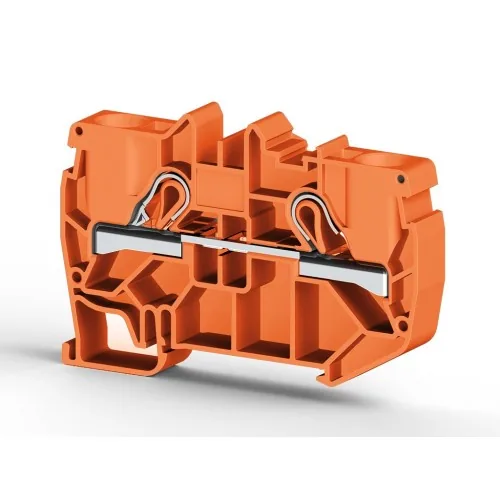 Клеммник пружинный быстрозажимной Push in, 10 мм.кв. коричневый KLEMSAN PYK10 307138