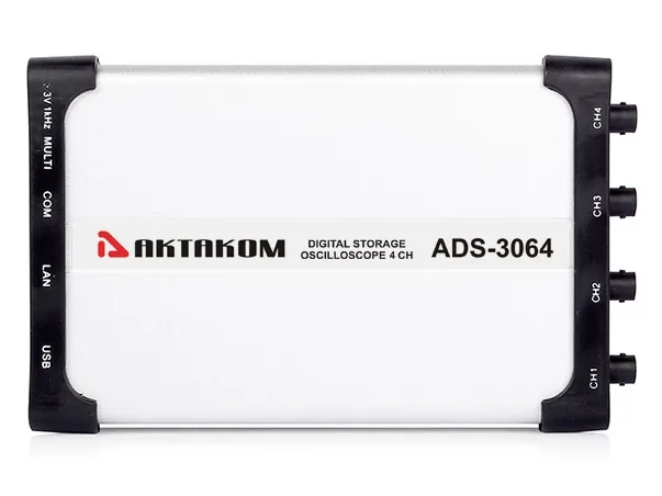 Четырехканальный USB осциллограф-приставка АКТАКОМ ADS-3064