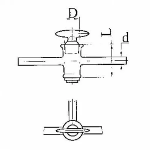 Кран Химлаборприбор К3Х-1-32-1,6