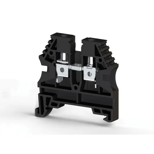 Винтовой клеммник на DIN-рейку 4 мм.кв. чёрный KLEMSAN AVK4 RP 304135RP