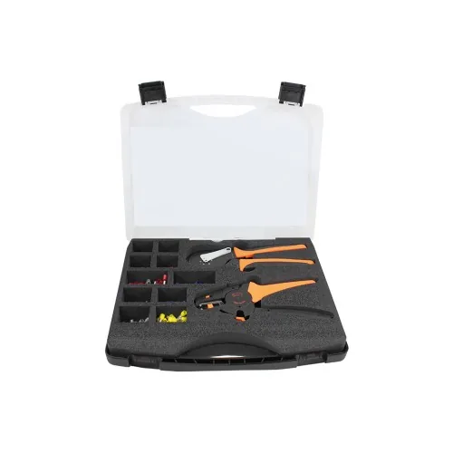 Набор инструментов для зачистки проводов и обжимки наконечников KLEMSAN STRIPPER 16+CRIMPER 16 H N 562128