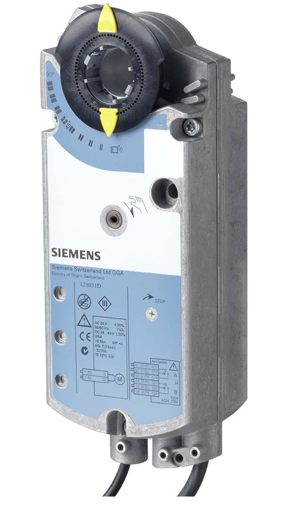 Привод воздушной заслонки Siemens GGA126.1E/10