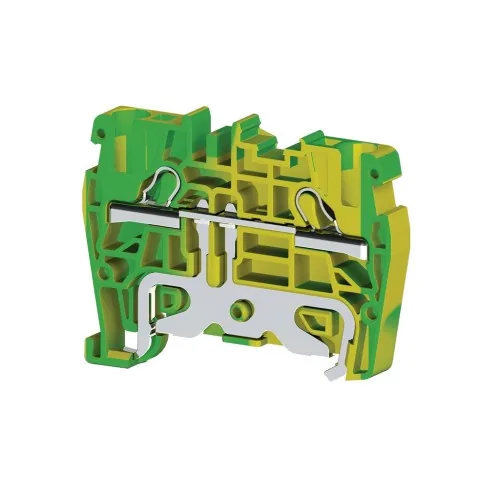 Клеммник пружинный быстрозажимной Push in, 4 мм.кв. земля KLEMSAN PYK4T 336510