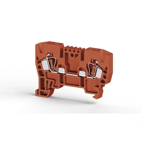 Клеммник пружинный 4 мм.кв. красный KLEMSAN YBK4 306234