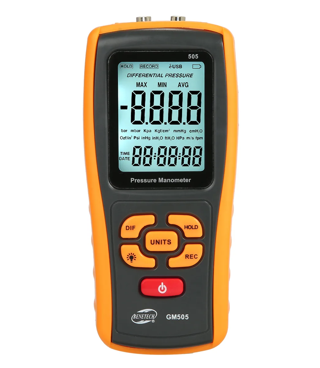 Цифровой манометр BENETECH GM505