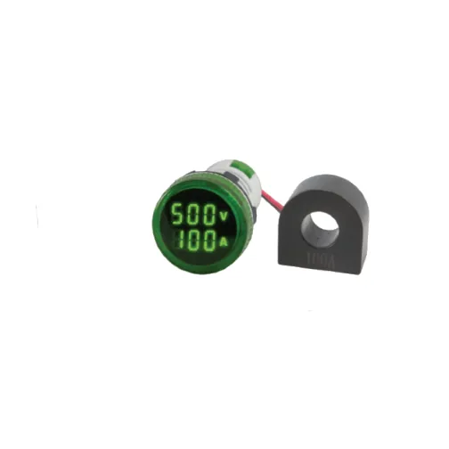 Цифровой индикатор напряжения и тока Omix R30-AV2-1-G
